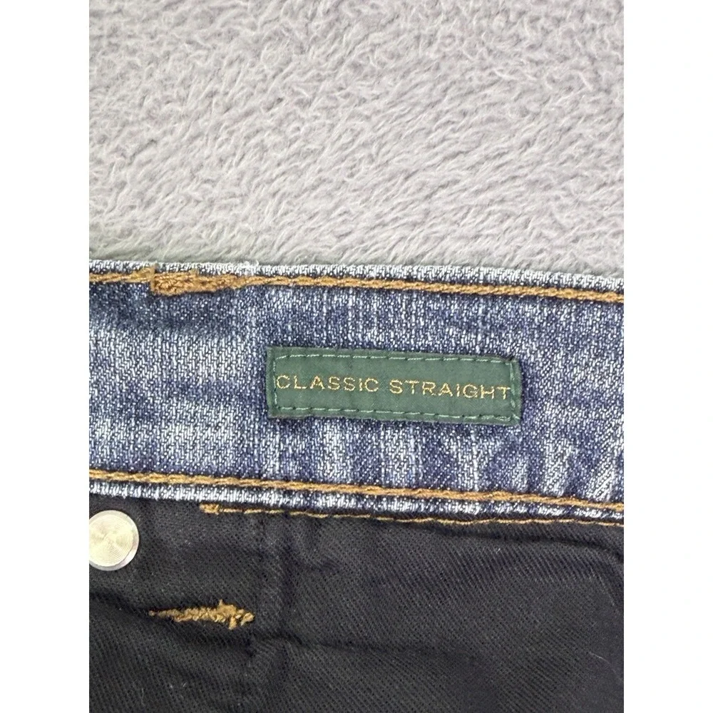 Lauren Ralph Lauren Jeans Womens 20W Plus‎ Blue Straight Classic High Rise Denim